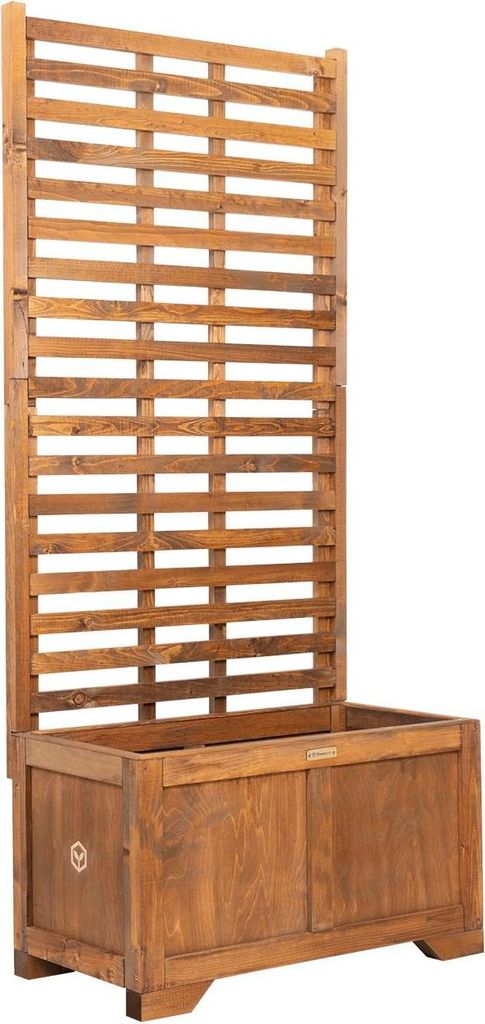 Greenspot Vintage Planter avec écran 80x42x180cm Rosewood Image du produit 