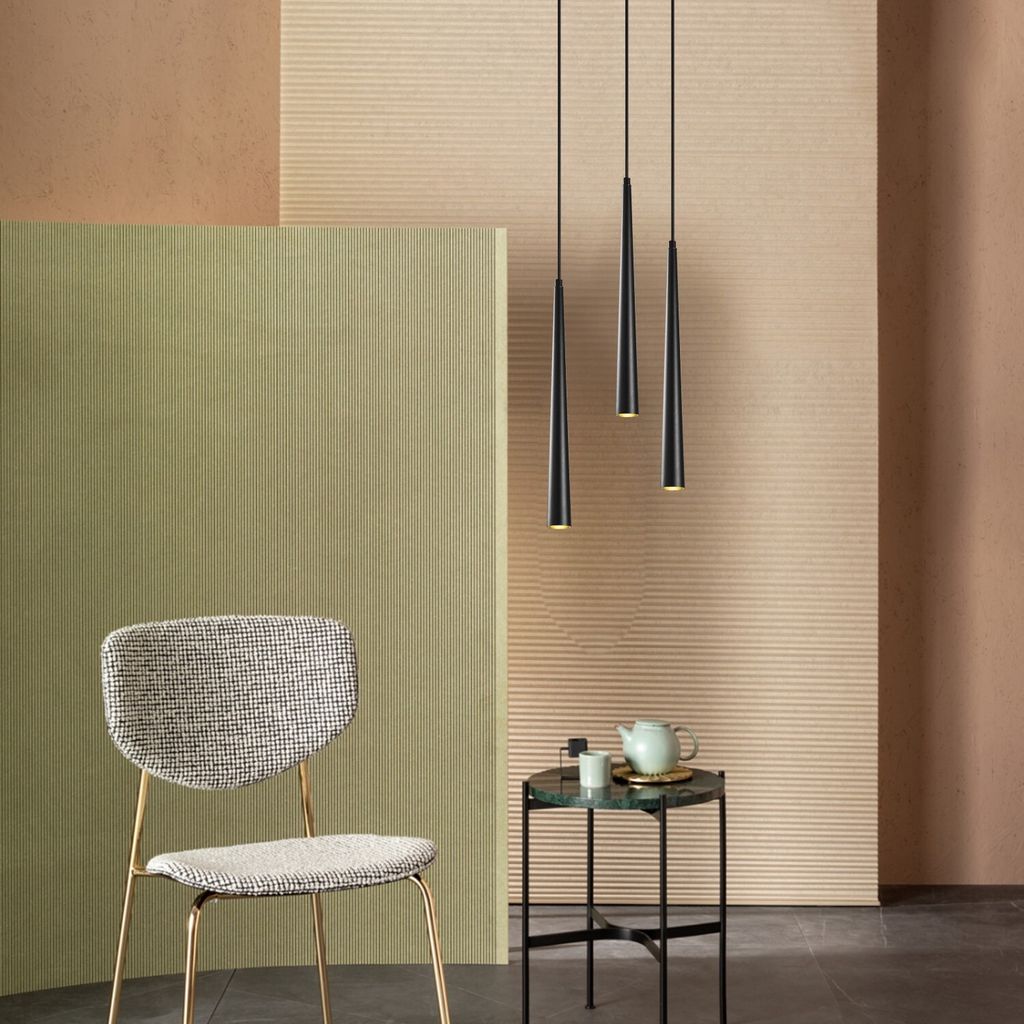 Opviq, Uğur - 6072, Kronleuchter, METALLKÖRPER, Schwarz, 135 x 45 x 30 cm