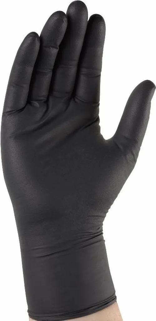 Protection mains anti-allergie gants nitrile noir SINGER FRERES Taille S