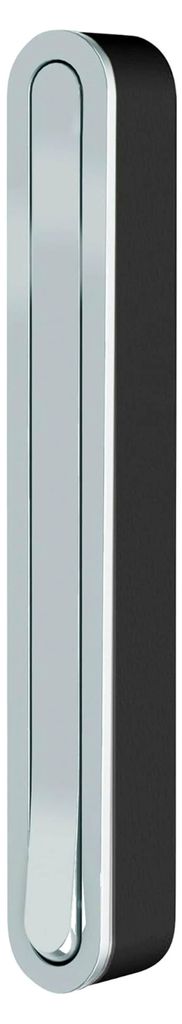 CANOA Klapphaken schwarz, matte Silberfront