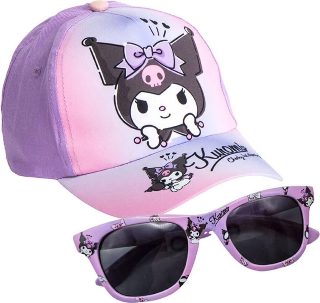 Lot de lunettes de soleil et casquette Hello Kitty Kuromi Image du produit 