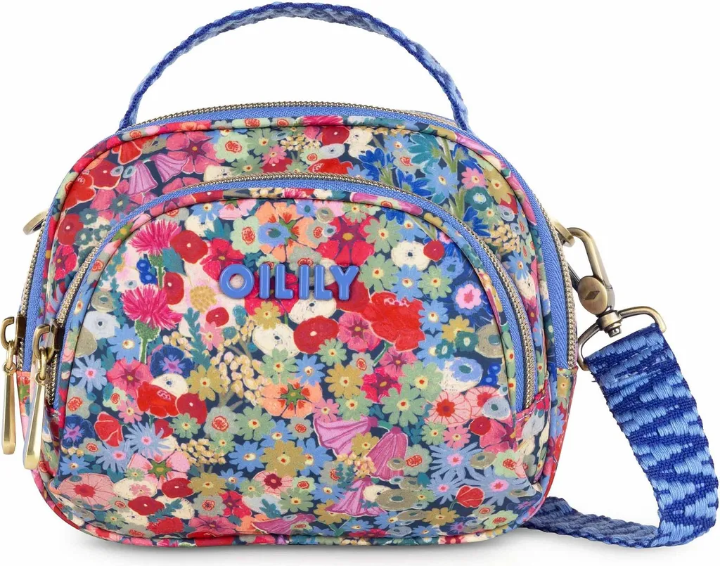 Borsa Oilily Sabi Patriot Blue Colorato: Tracolla Tech-Friendly