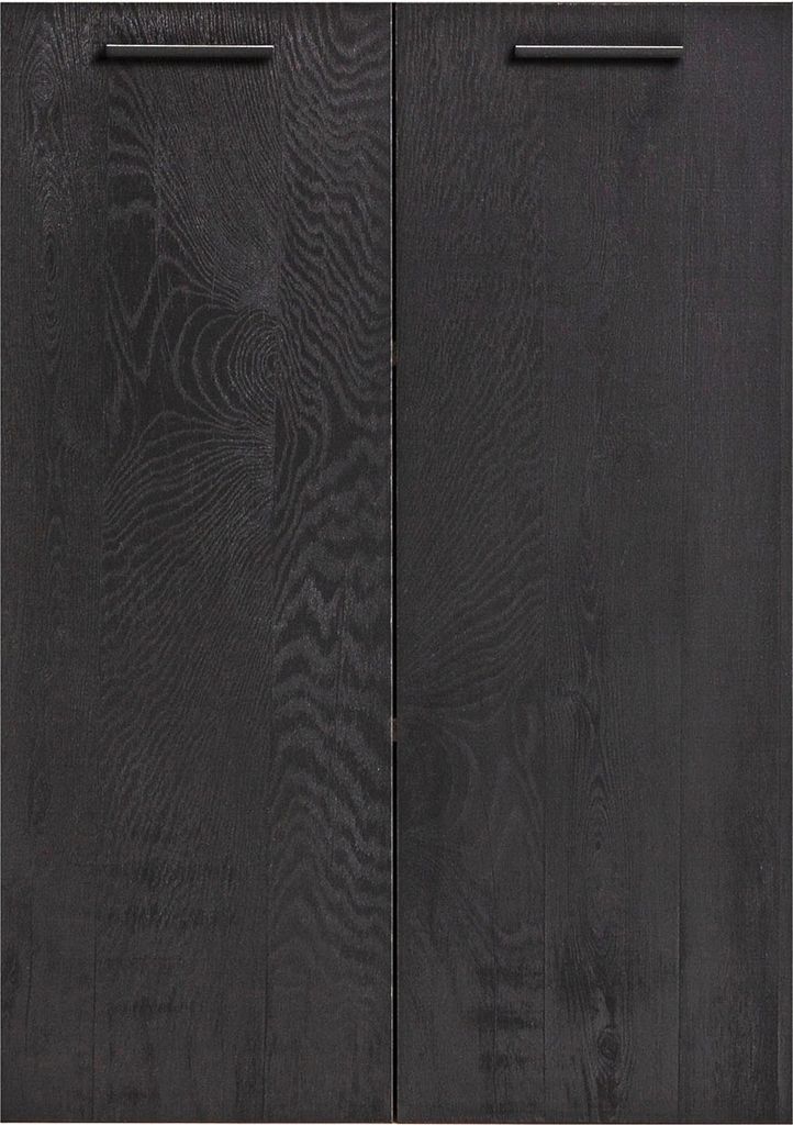 Drehtüren - Black Chalet Nachbildung - 75 x 105 cm - 2er Set