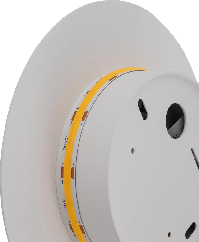 Applique murale LED compacte 15cm pour petits espaces - RING blanc 7W - 7