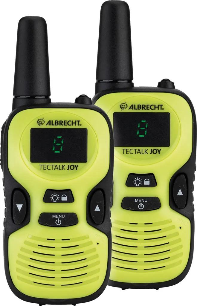 Albrecht Tectalk Joy Noir Jaune : Communiquez Sans Réseau Mobile