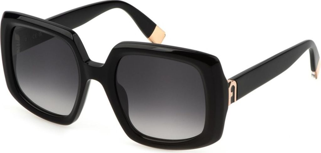 Furla SFU709 BLACK/GREY 54/21/140 Uni Sonnenbrillen