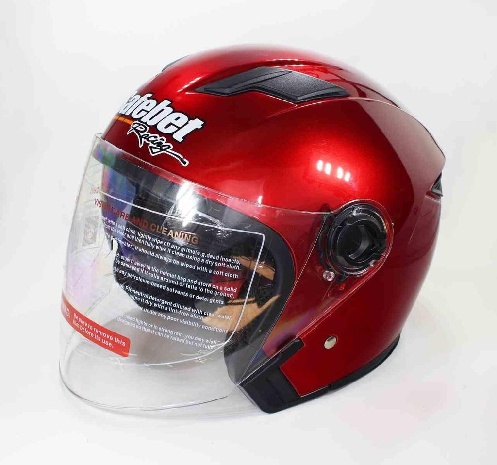 Safebet Hf-223 Burgundy M Helm (Kein Ece)