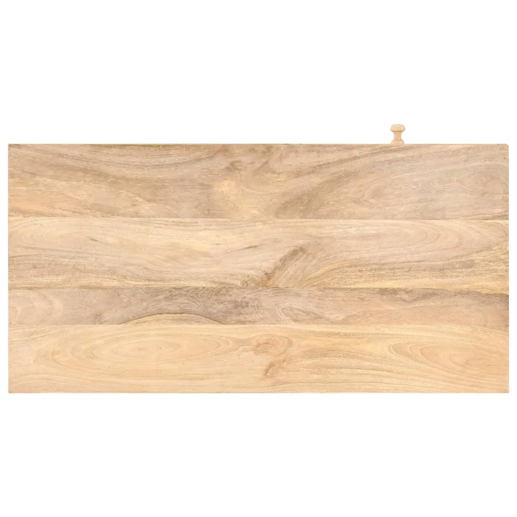 Table Coiffeuse Solide Manguier 100x50cm - Rangement Maquillage