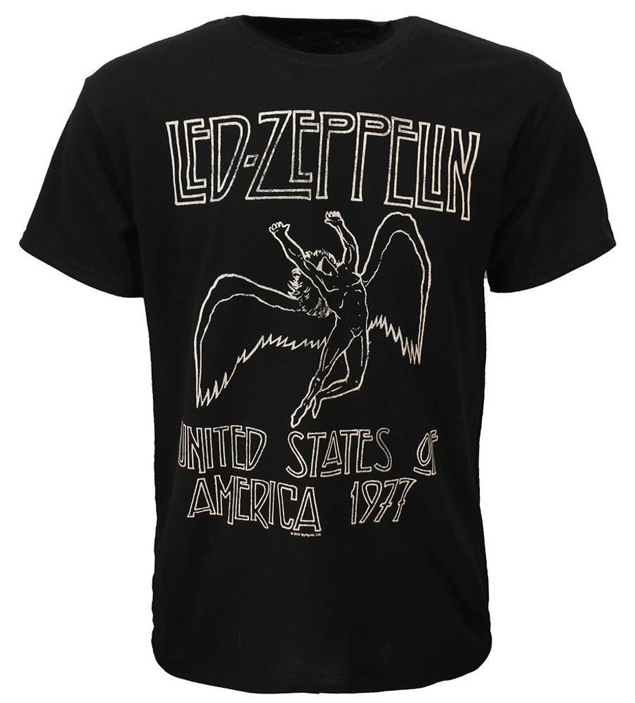 Led Zeppelin USA '77 T-Shirt – Offizielles Merchandise - XL
