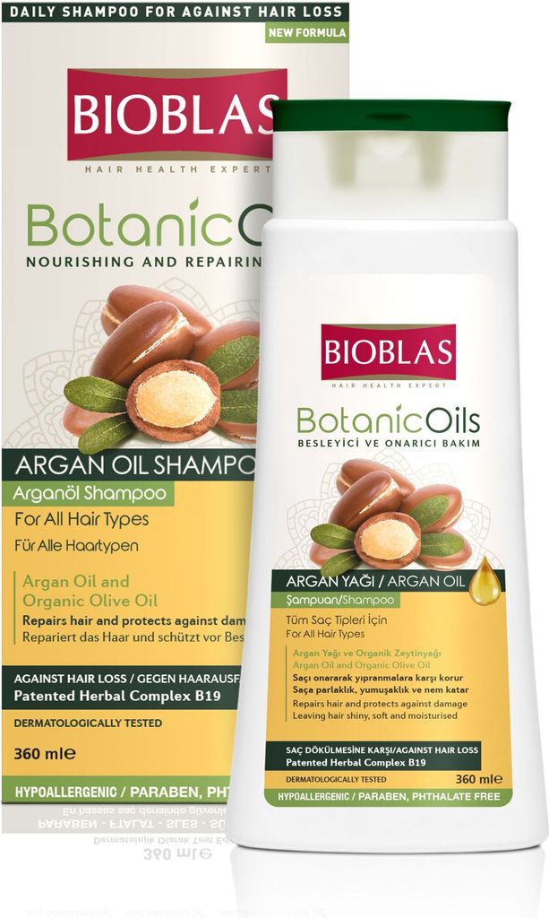 Bioblas Boc Oils - odżywczy szampon arganowy przeciw Zdjęcie produktu