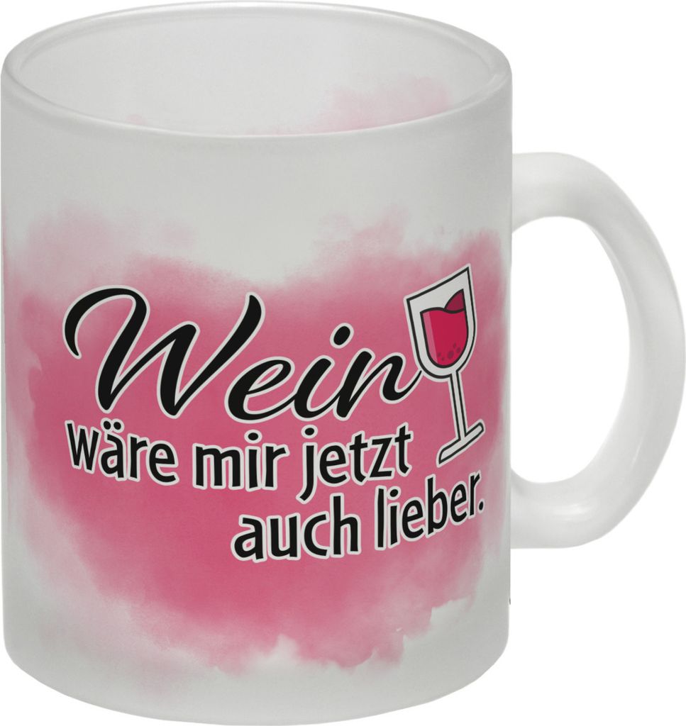 Wein wäre mir jetzt auch lieber Glas Tasse Dieser Kaffeebecher eignet sich