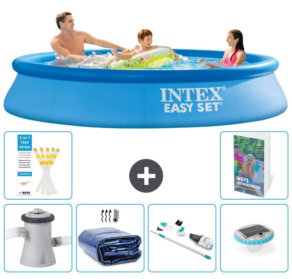 Easy Set Pool Rund - 305x61 cm - 7-teilig S204