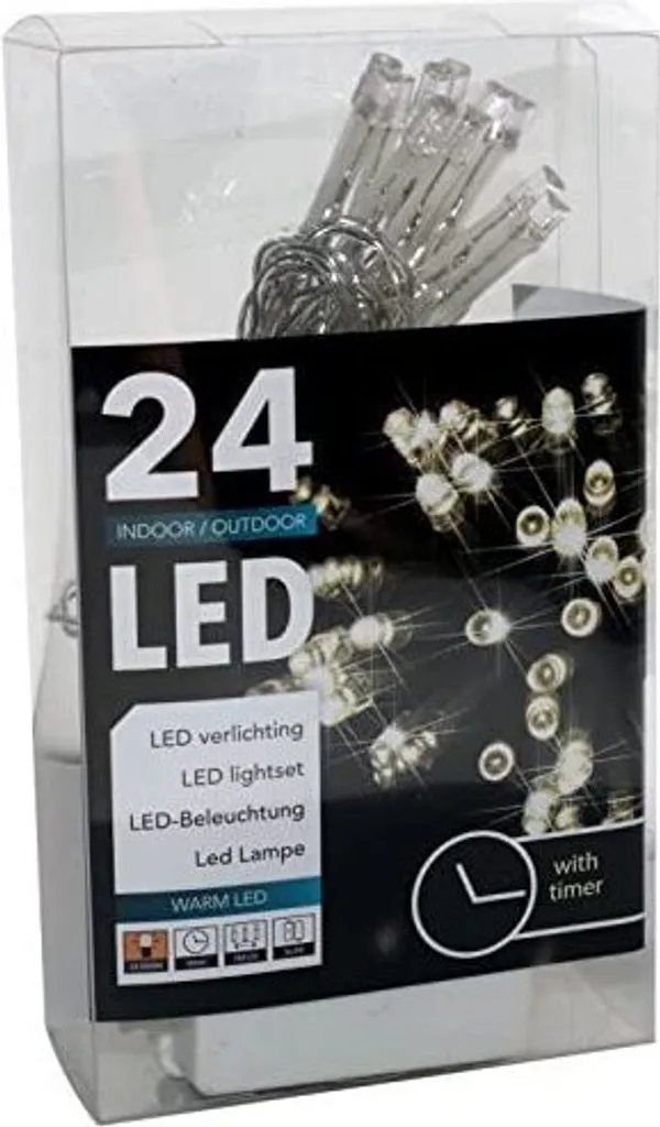 Fata LED 24 LED - 200 cm / timer - 3