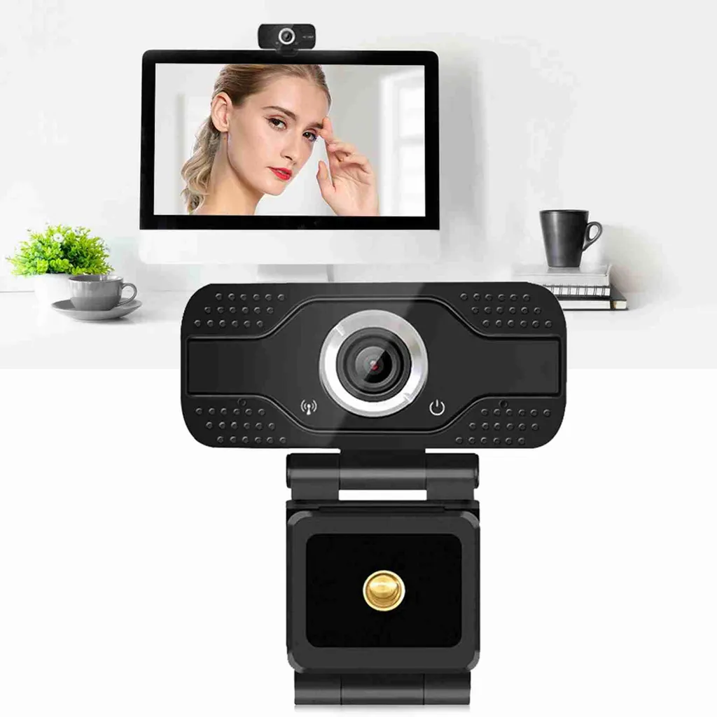 Webcam 1080P Haute Définition, Micro Réduction de Bruit, USB Noir - 8