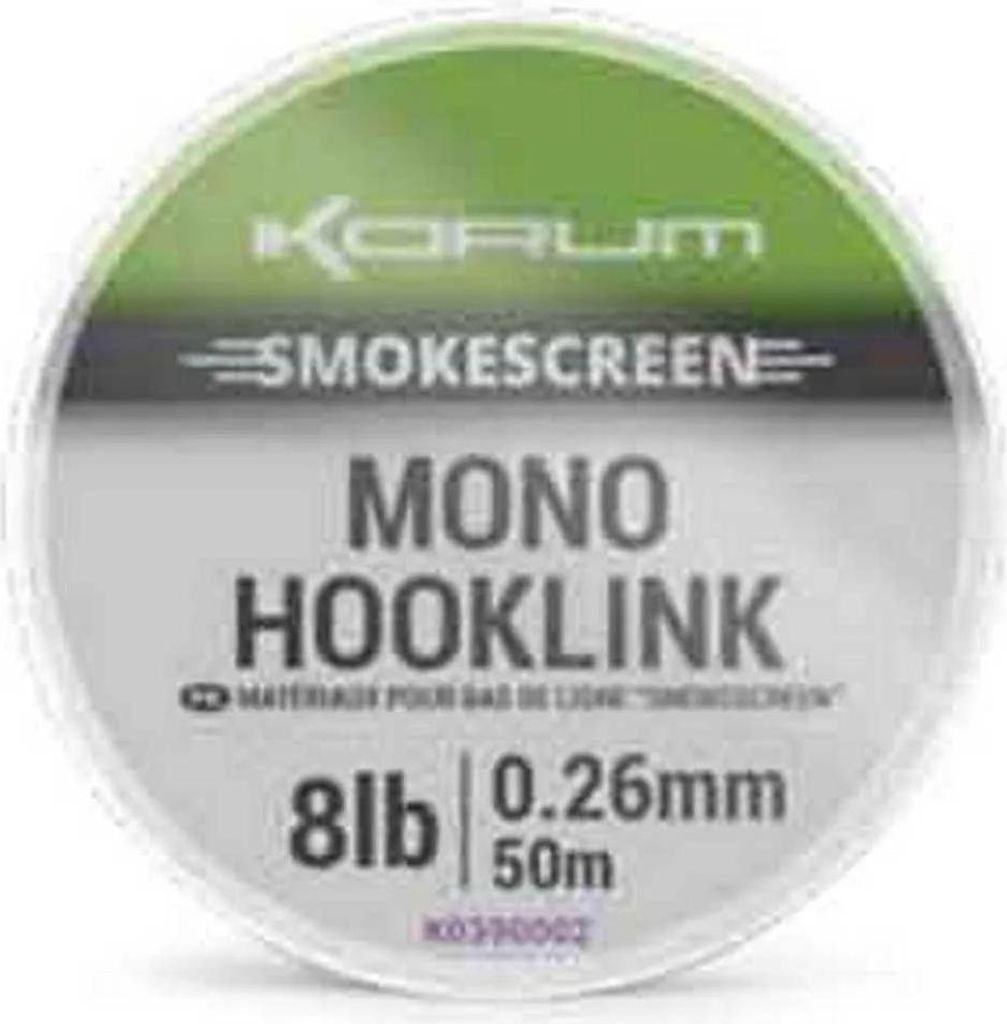 Korum Smokescreen Mono Hooklink 50m 0,30 mm / 12 lbs