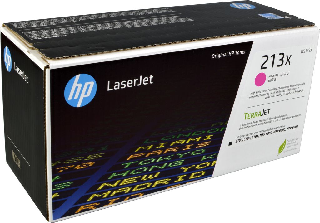HP 213X originele LaserJet tonercartridge, magenta Productafbeelding 