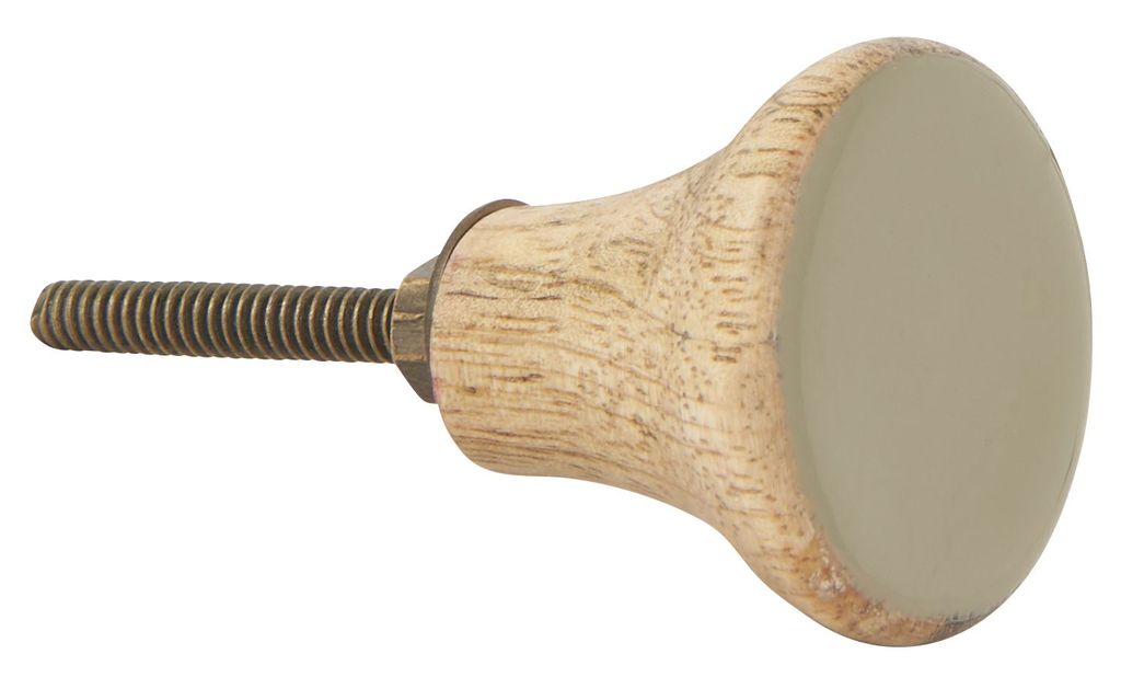 Laursen - Möbel- Schubladen- Knauf Griff Retro Vintage Holz Produktbild 