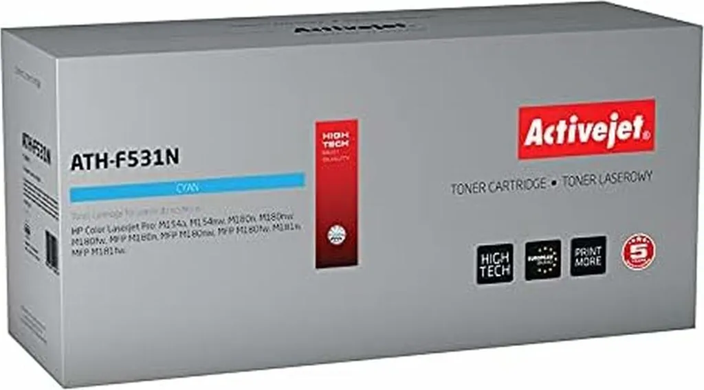 Activejet ATH-F531N Toner cyan Supreme - Haute performance HP CF531A