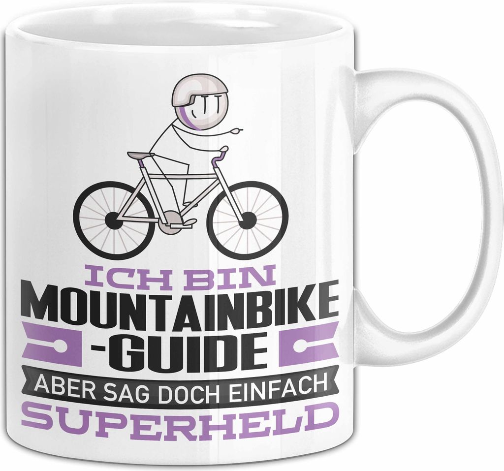 Mountainbike-Guide Geschenk Tasse Ich Bin Produktbild 