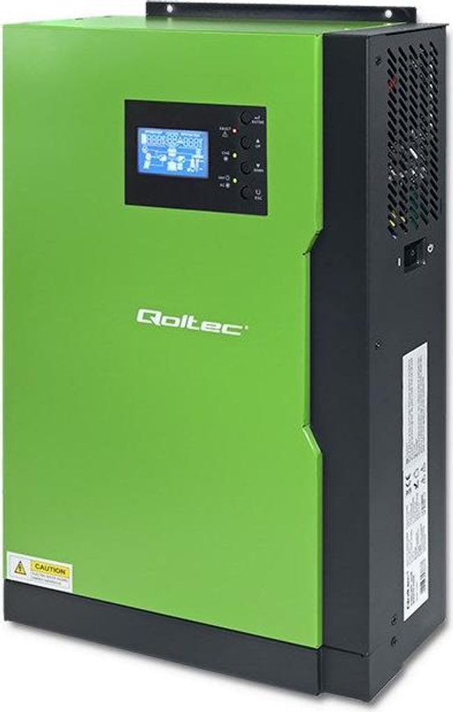 Qoltec Hybrid Off-Grid Solar Wechselrichter 10kVA | 5,5kW | 100A | 48V | MPPT | Sinus