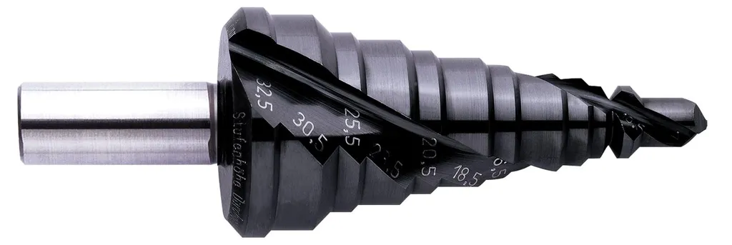 EXACT 5317 Foret Étagé HSS TiAlN EC20 7-40,5mm avec Queue Rotastop