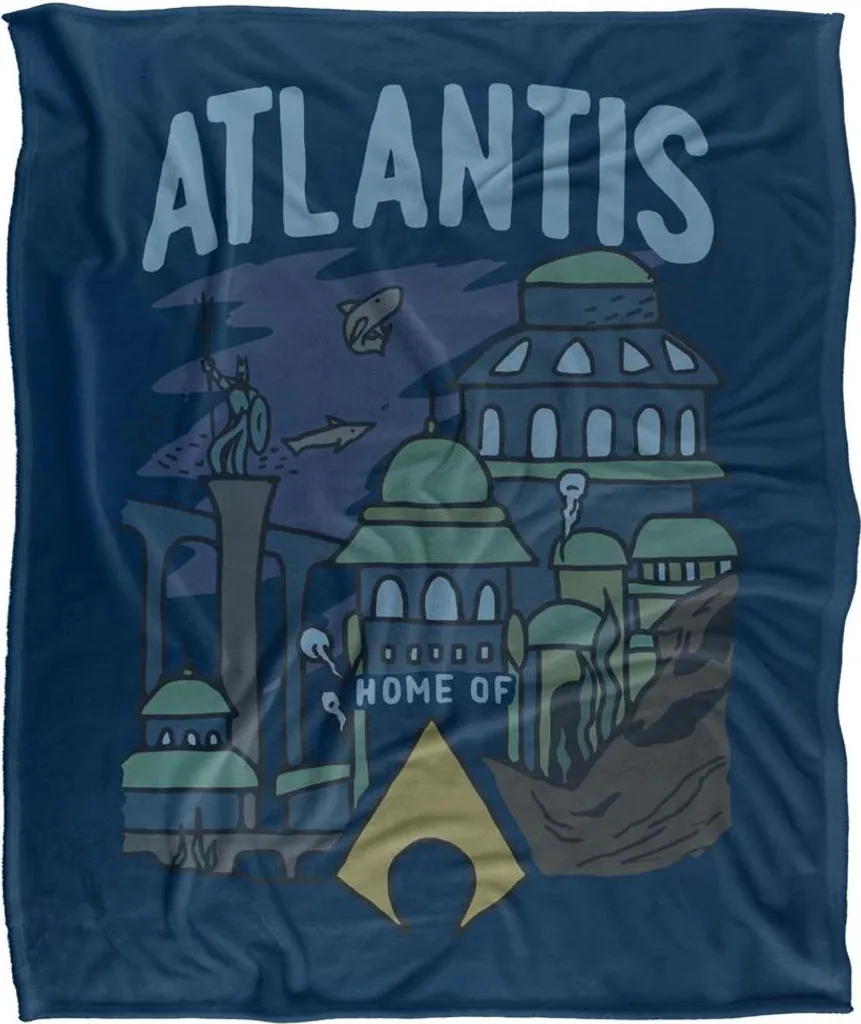 Couverture Aquaman Atlantis - Plaid Doux contre le Froid TV19743