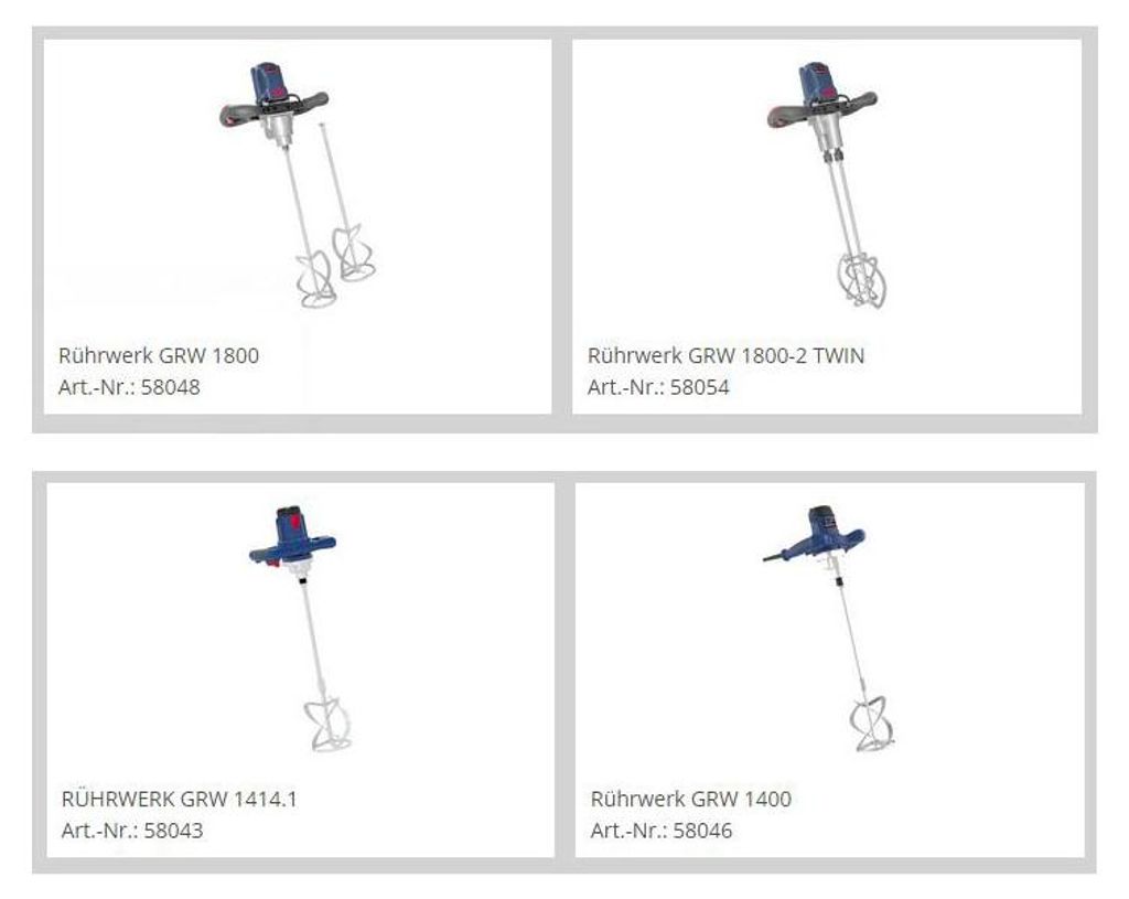 Güde Rührwerk GRW 1414.1 – 1400W Mörtelrührer Produktbild-Vorschau 3