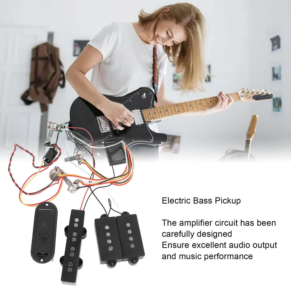 Micro pour basse électrique idéal pour le studio avec préampli actif - 16