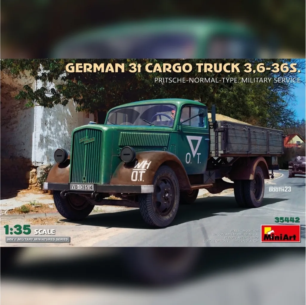 Maquette de Camion Militaire Allemand 3 Essieux 1:35 - Kit Complet MiniArt