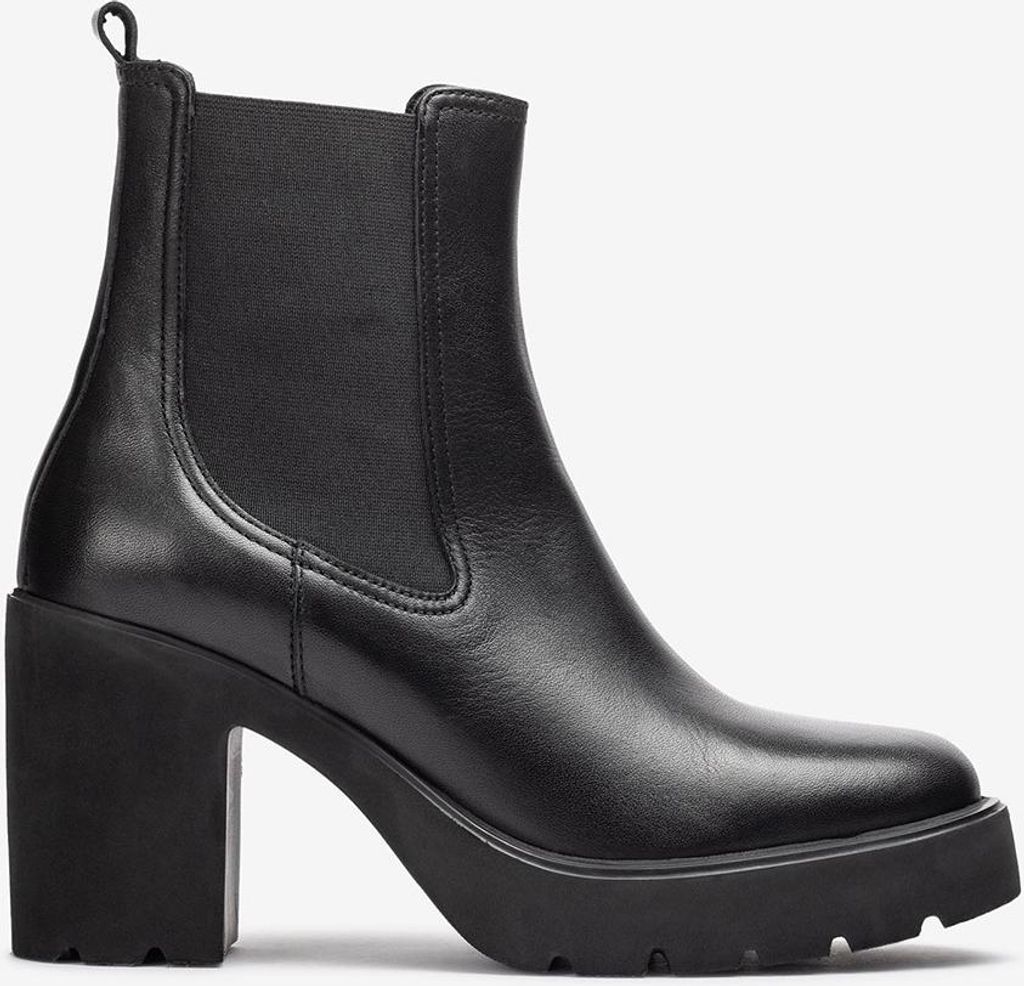 Unisa KLINO_STT BLACK, Stiefeletten, Chelsea Boots in Schwarz für Damen, Größe 40