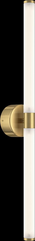 Maytoni AXIS LED-Wandleuchte, Warmweiß, 16W, IP20, Messing Gold