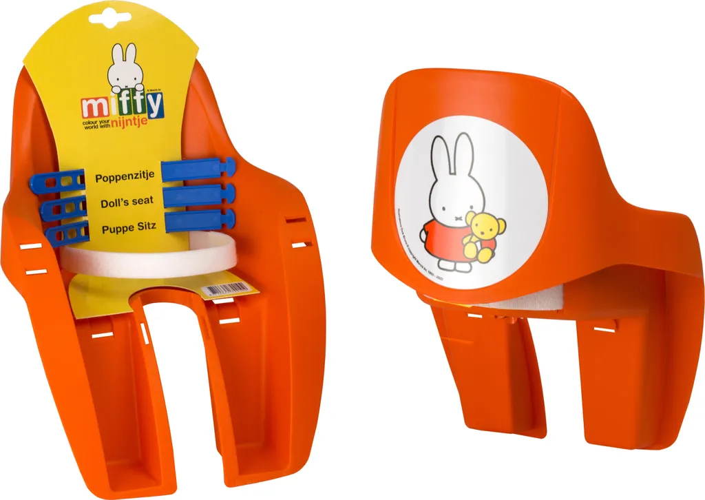 Siège pour Poupée Miffy Oranje - Ne Perdez Plus Votre Jouet à Vélo