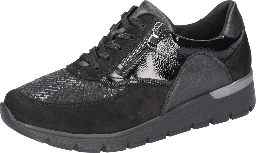 Lugina Ramona - Schwarz Glattleder Größe: 40 Normal