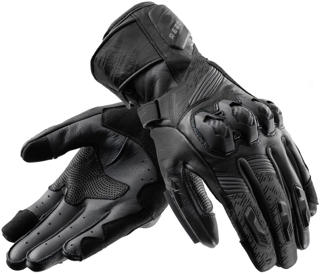 Rebelhorn Viper Motorrad Handschuhe, schwarz, XL