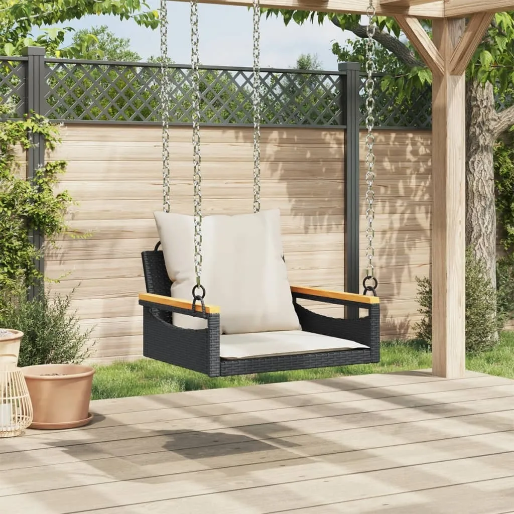 Panchina SYFAX™ Dondolo Polyrattan: Il Relax per la tua Famiglia - 3