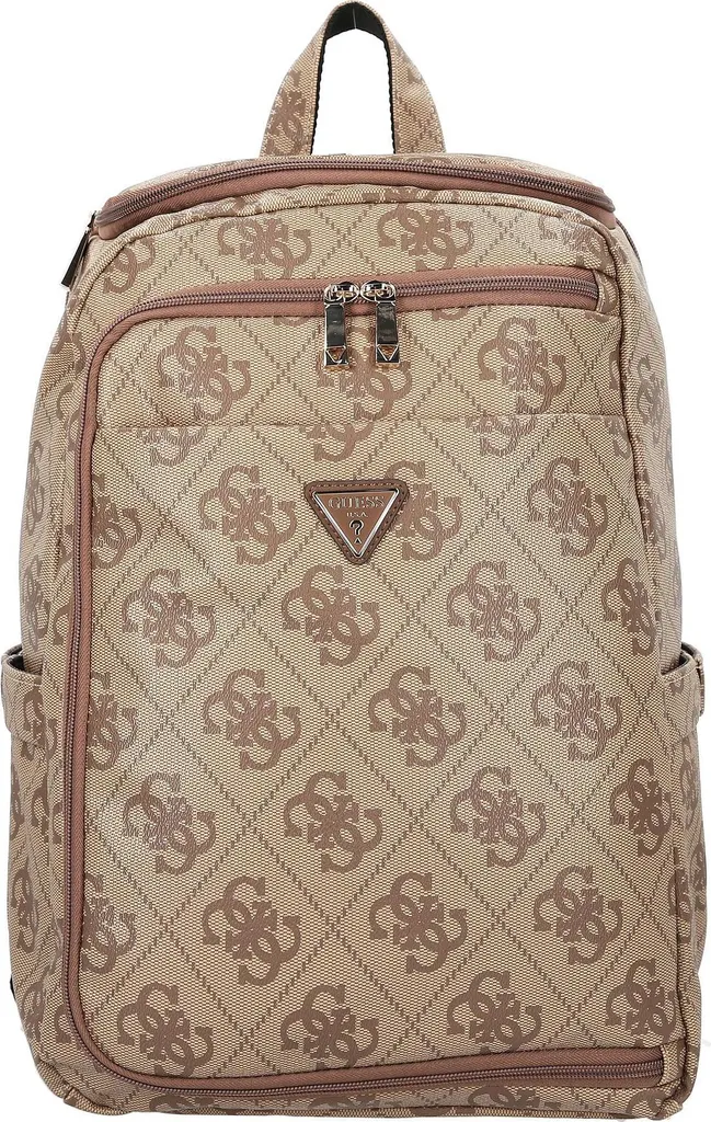 Sac à dos polyvalent Berta U-Zip - Grand compartiment et logo charbon - 7