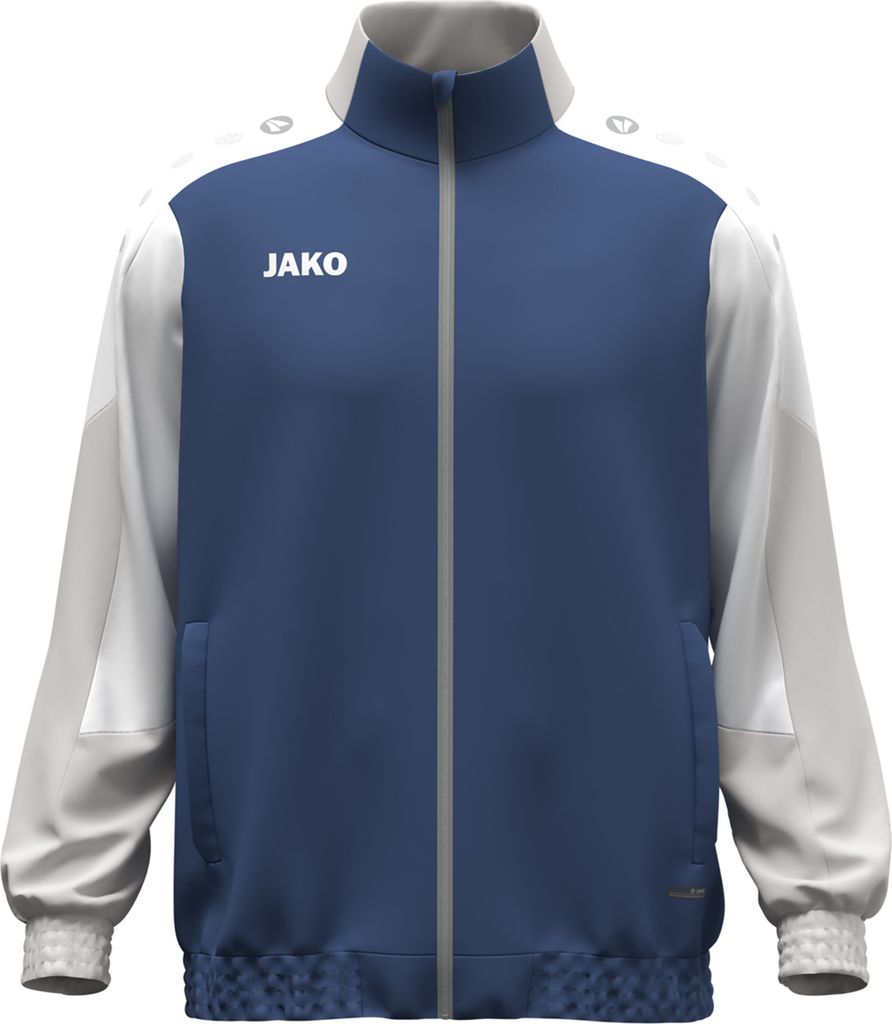 Jako Dynamic Präsentationsjacke Herren dunkelblau weiß hellgrau Gr 2XL
