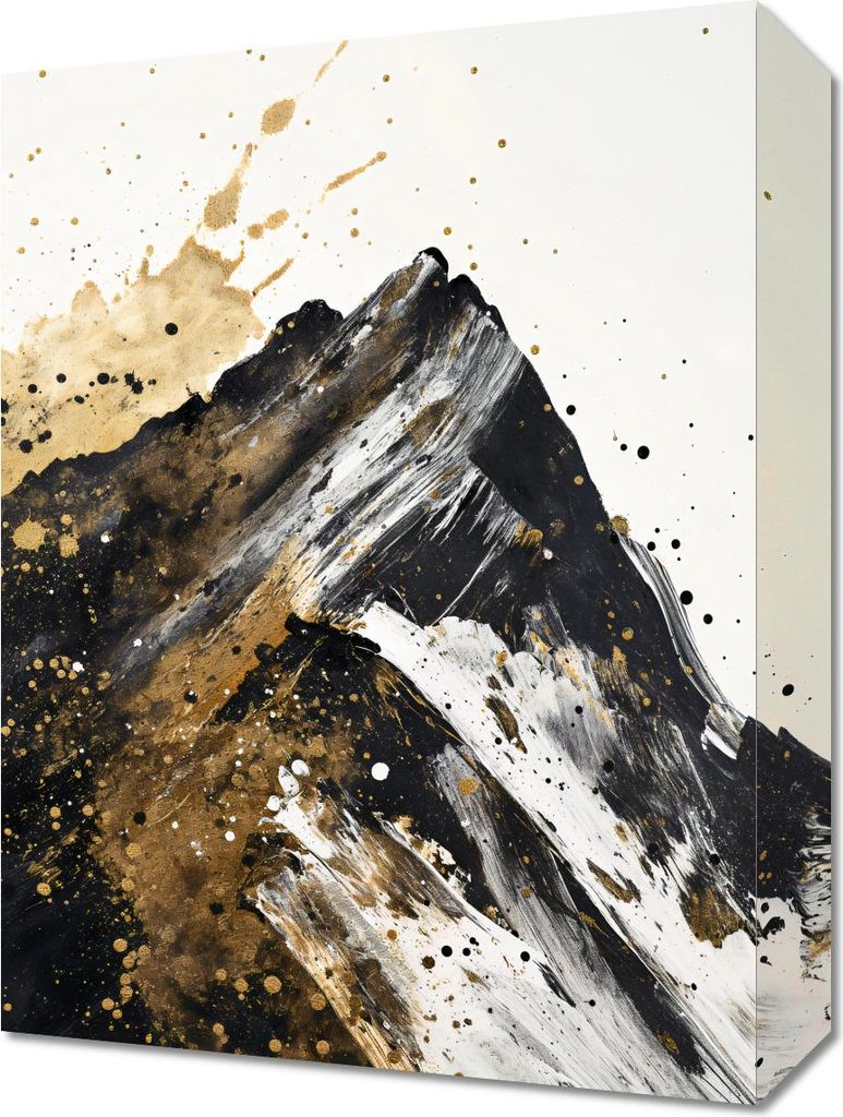 Bild 30x40cm Goldene Gipfel