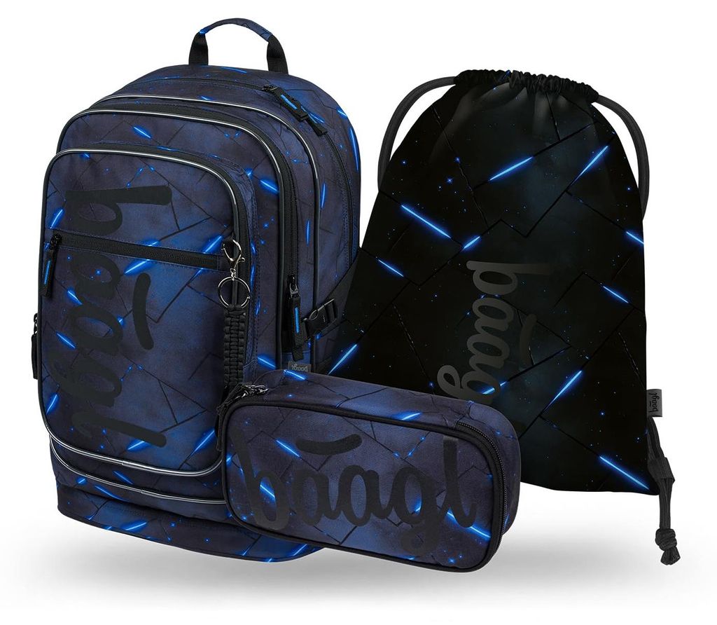 Ensemble de sac à dos scolaire Baagl pour garçons, 3 Image du produit 