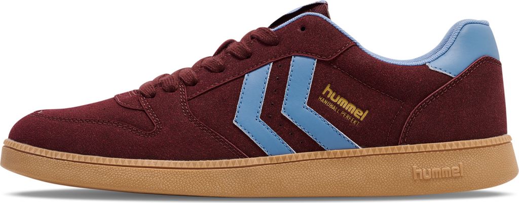 Hummel Handball Perfekt Synth. Suede - Windsor Wine/Faded Denim - 41