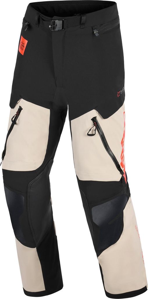 Alpinestars Halo Pro Drystar XF wasserdichte Motorrad Textilhose, schwarz/beige, 2XL