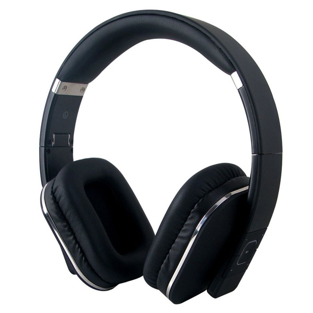 August EP650B Bluetooth NFC Kopfhörer schwarz Produktbild 
