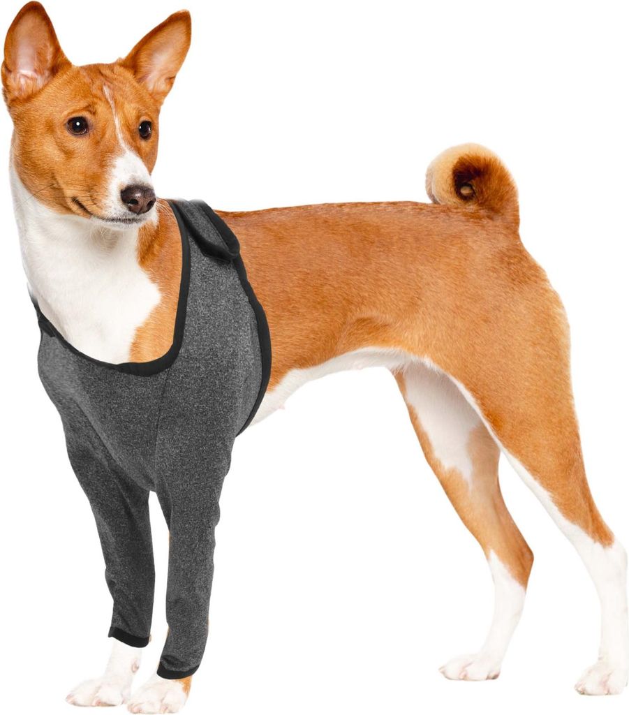 Vorderbein Hülsen Für Hunde, Recovery Hülse Hund, Vorderbein Polster, Ellenbogen Bandage Schutz Für Hot Spots, Wunden, Bandagen, S, Grau