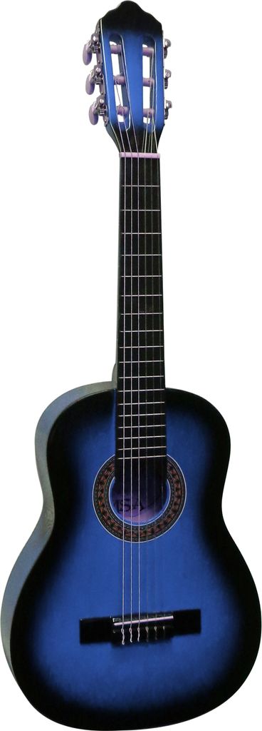 Guitare enfant MSA J2 bleu 1/2 (pour les 4-8 ans) avec set de démarrage  (sac, sangle