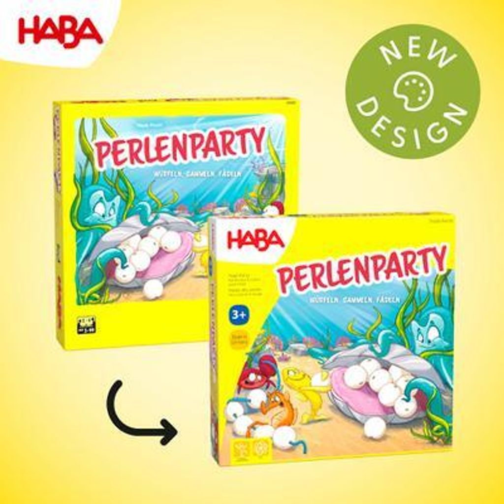 HABA 305867 - Perlenparty, Spiel ab 3 Jahren