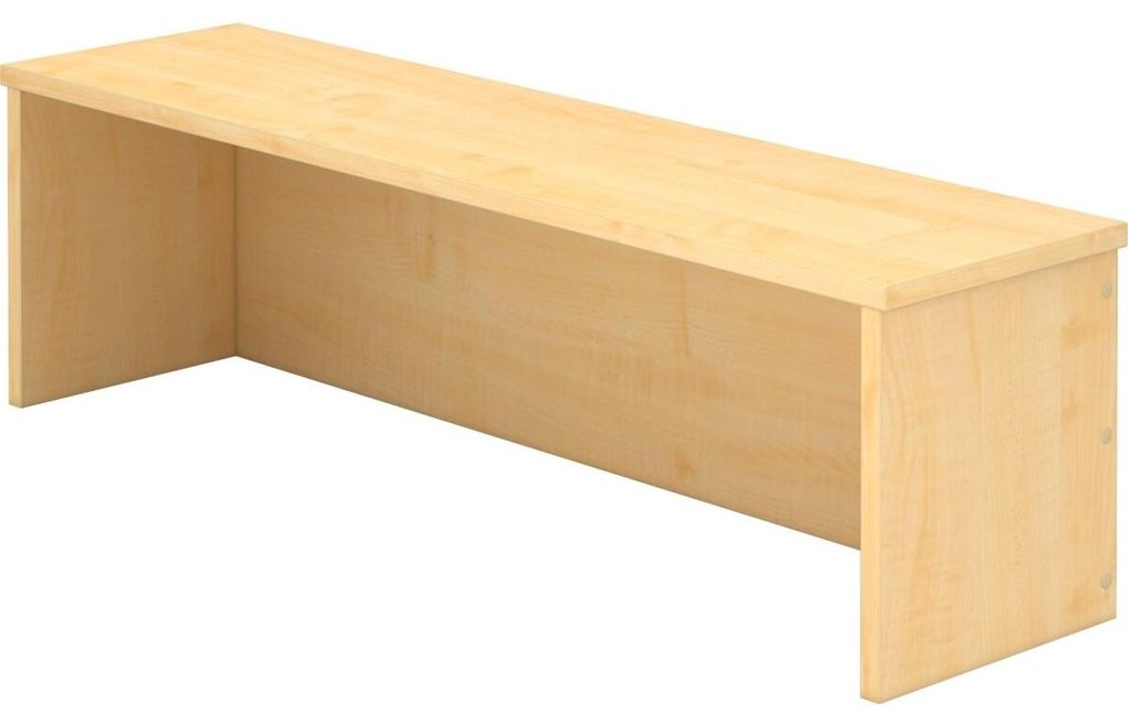 Thekenaufsatz für Schreibtisch1200x800mm Ahorn Produktbild 