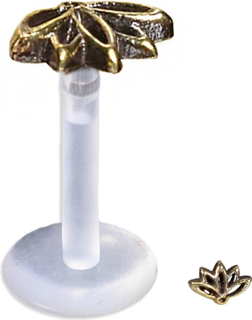 viva-adorno 1,2 x 8mm Labret Stecker Lippenpiercing Tragus Produktbild 