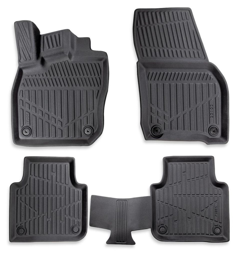 Erpassan 3D Gummifußmatten-Set (4 Stück) für den Innenraum – VW TAYRON II 2024+
