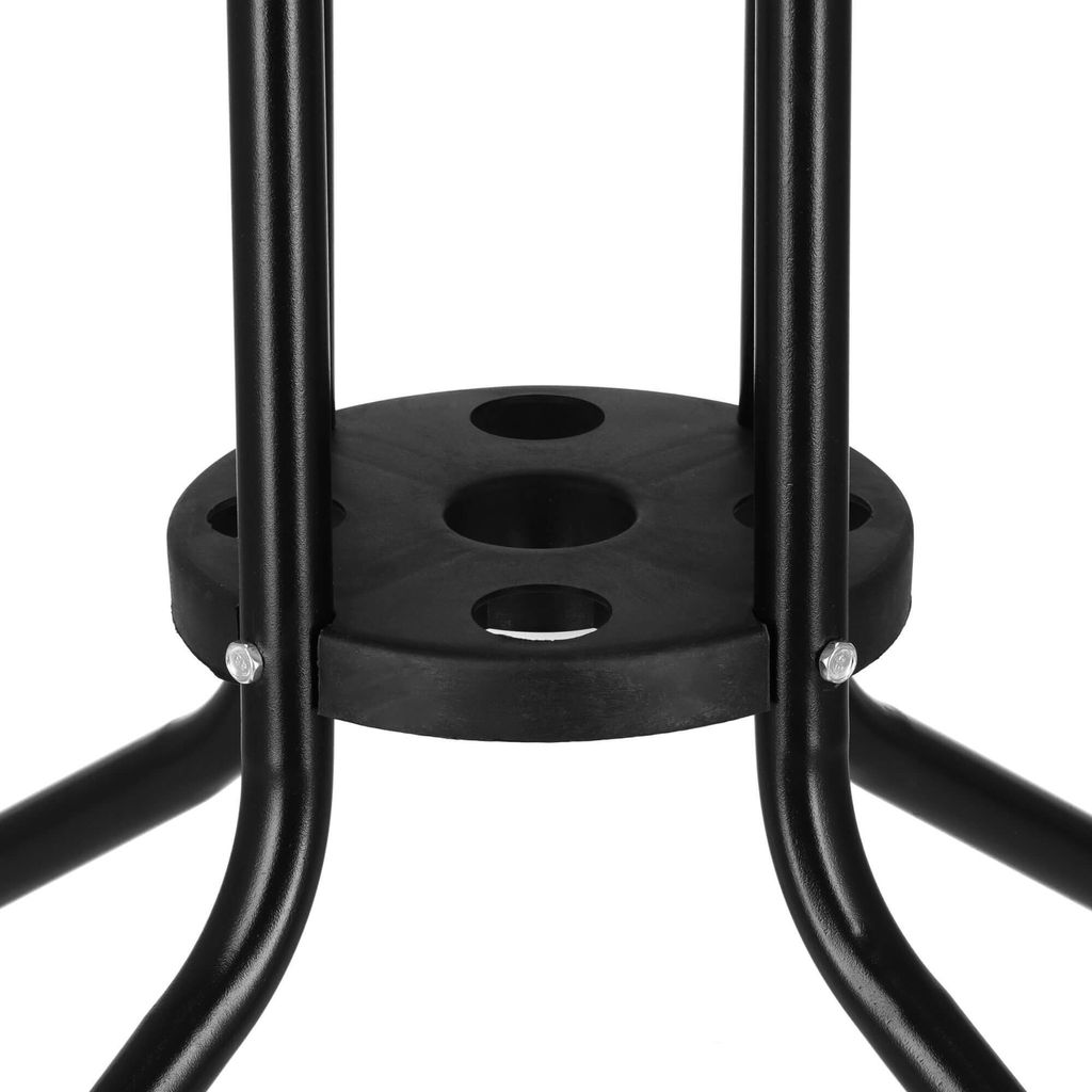 Bistrotisch Metalltisch mit Glasplatte Gartentisch mit Produktbild 4