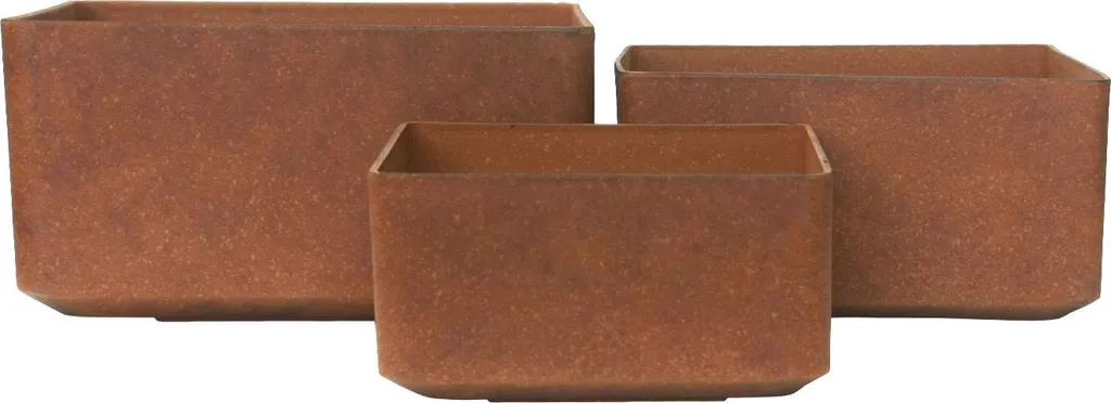 Bac à fleurs carré G21 Element Square 50 cm pour terrasse et balcon - 3